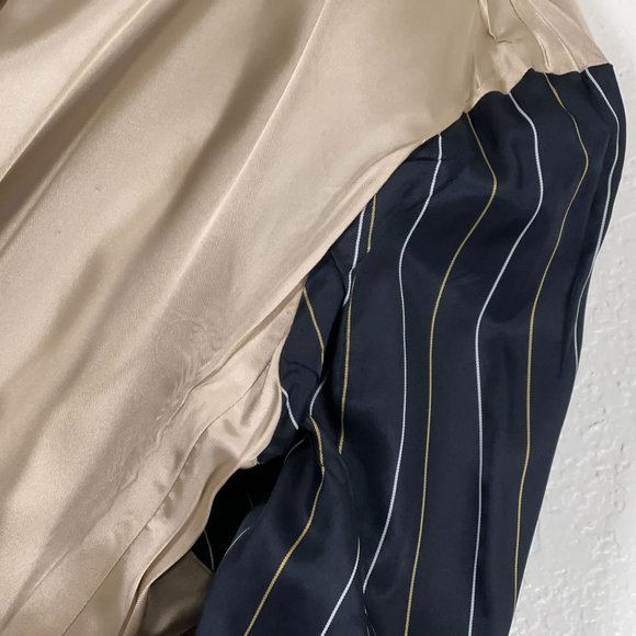 Nautica 100% Wool 3 Button Blazer in Green Check Men's Size 44L - Picture 10 of 10